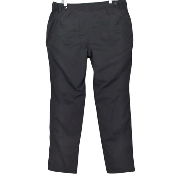 Chico's Black Cotton Blend Hi- rise Pants with Rhinestone Embellishments - Picture 5 of 11